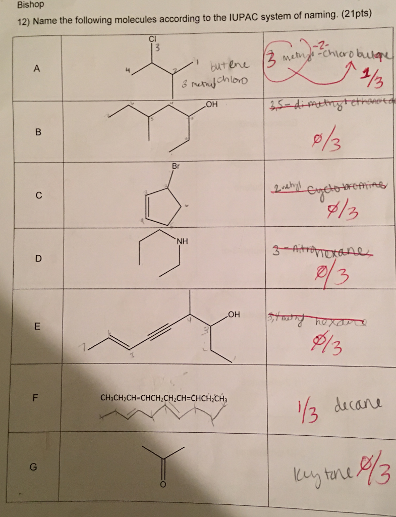 Solved Draw Molecule Based On The Iupac Name And Name Fun Chegg Com My Xxx Hot Girl