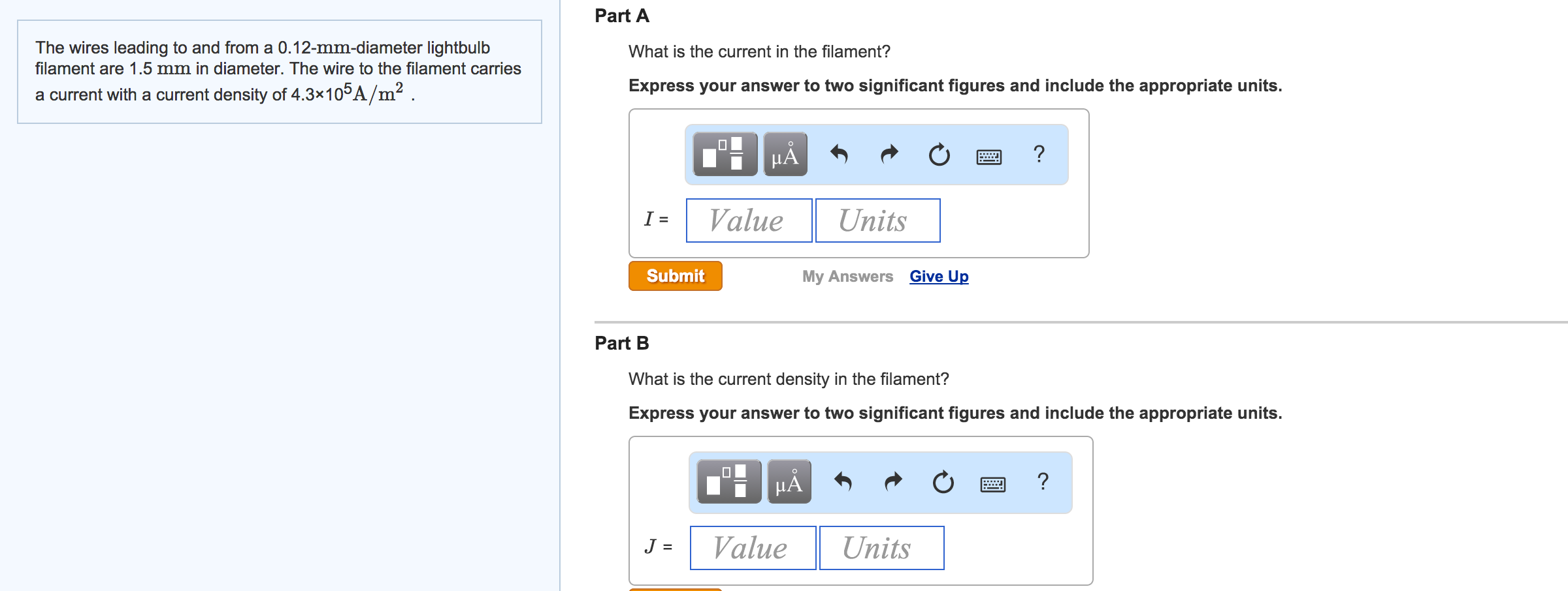 Solved What are (a) the current density and (b) the electron | Chegg.com