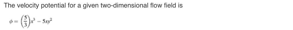 Solved The stream function and velocity potential are other | Chegg.com