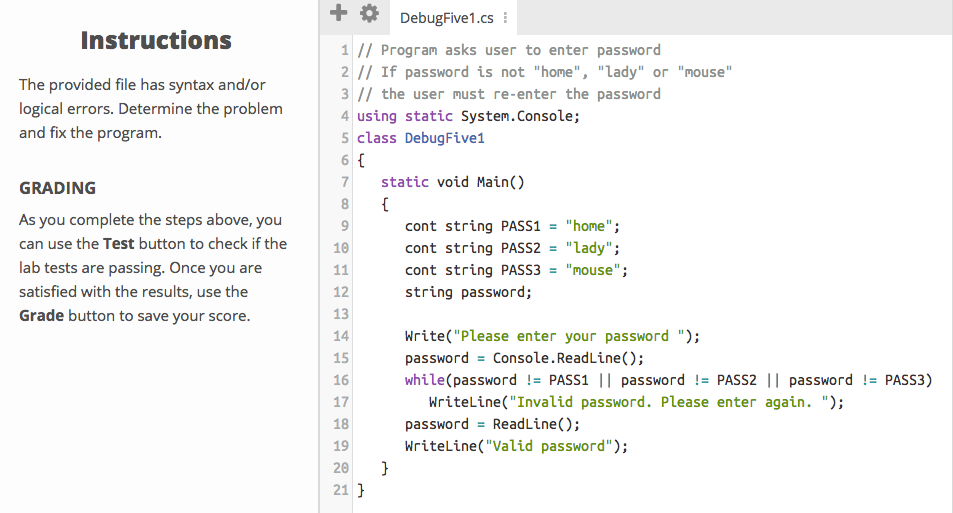 Solved C# Programming: The Provided File Has Syntax | Chegg.com