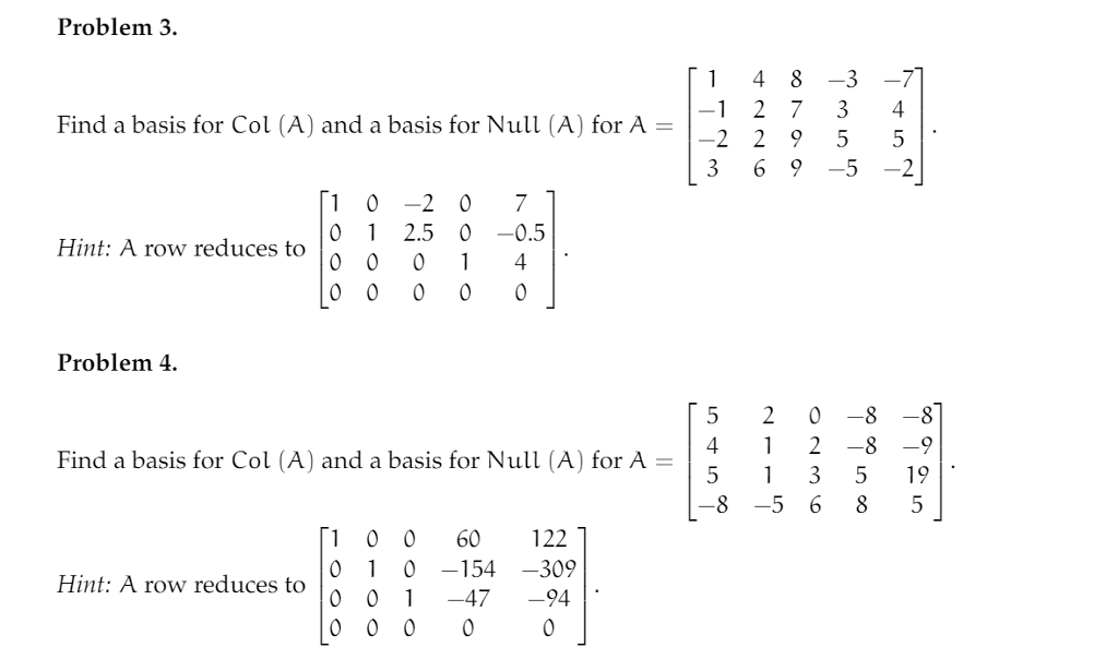 solved-find-a-basis-for-col-a-and-a-basis-for-null-a-for-chegg