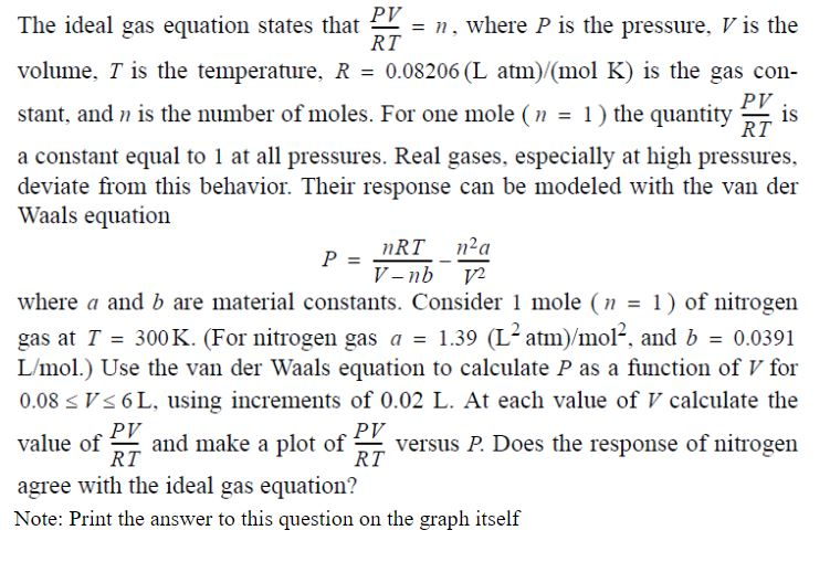 pv-rt-the-ideal-gas-equation-states-that-n-where-p-chegg