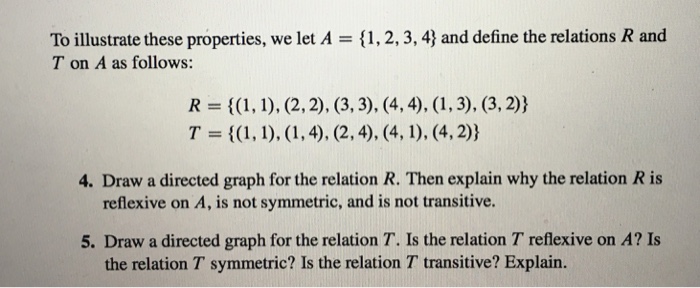 Solved 7.2 Equivalence Relations Preview Activity 1 | Chegg.com