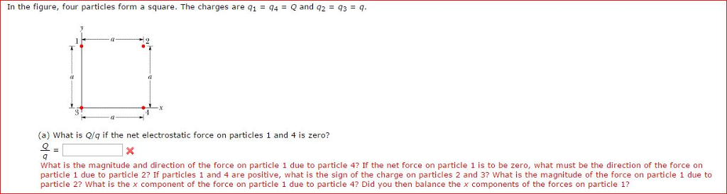 solved-in-the-figure-four-particles-form-a-square-the-chegg