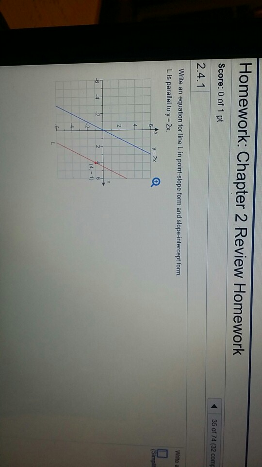 Solved Homework: Chapter 2 Review Homework Score: 0 of 1 pt | Chegg.com