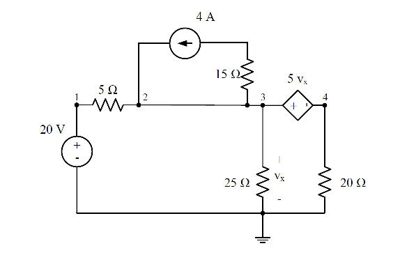 Solved Set up the node voltage equations for the following | Chegg.com