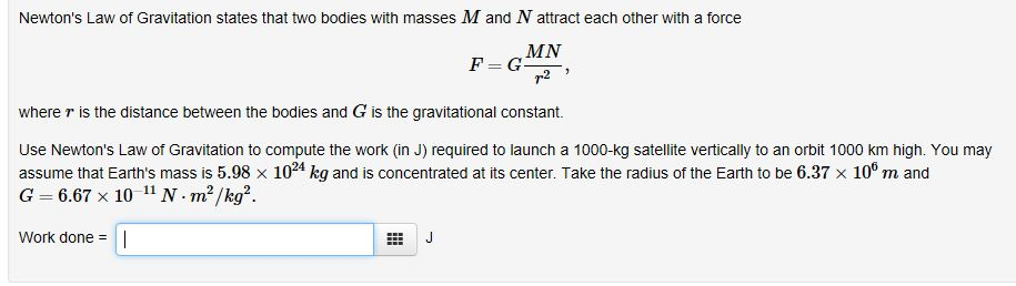 Solved Newtons Law Of Gravitation States That Two Bodies 4364