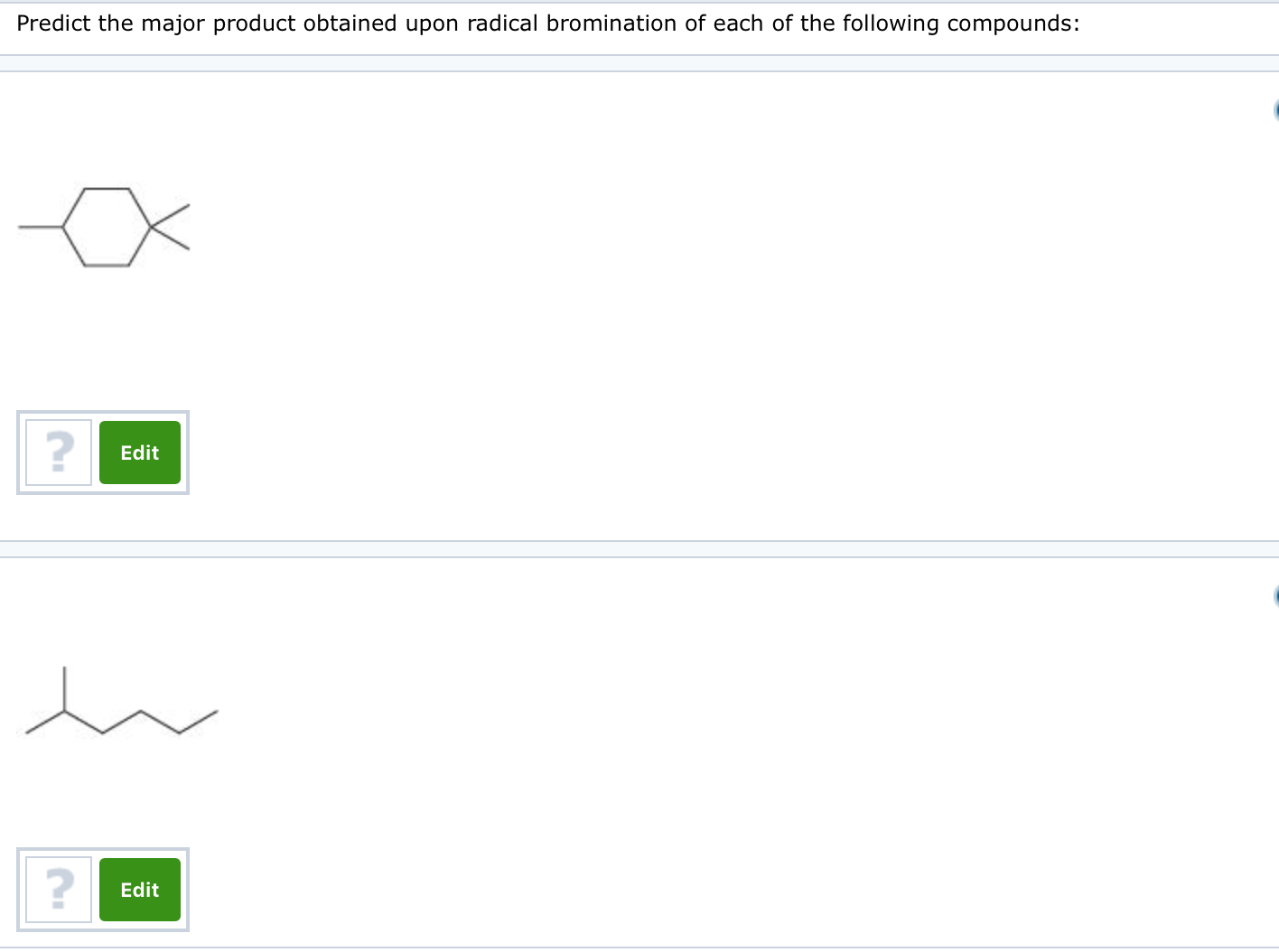 Solved Conceptual Checkpoint 10.07a For the following | Chegg.com