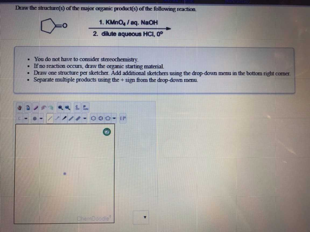 Solved Draw the structure(s) of the major organic product(s) | Chegg.com