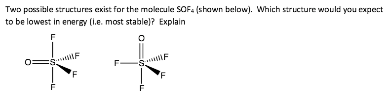 Lewis Structure Sof4