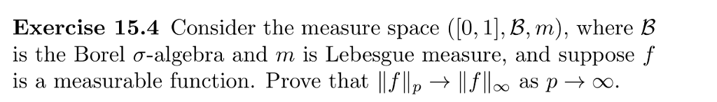 Solved Exercise 15.4 Consider The Measure Space ([0, 1], B, | Chegg.com