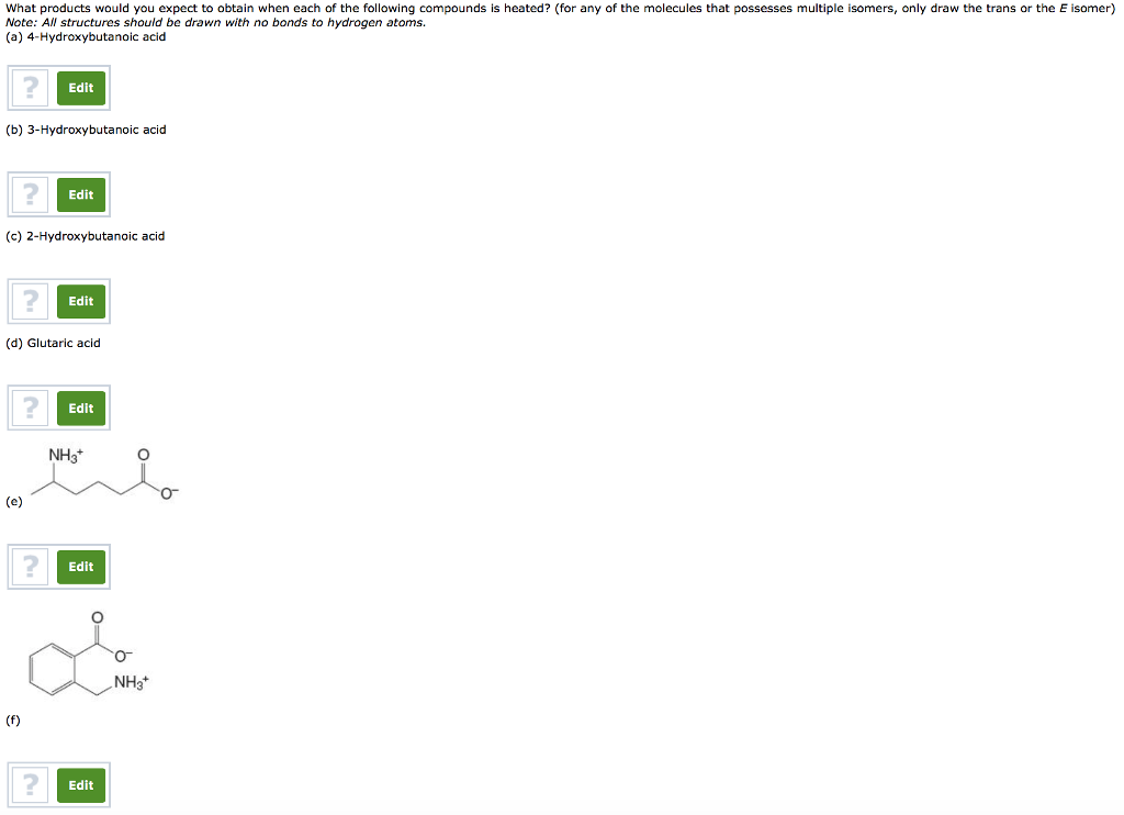 Solved 6 Each Of The Following Compounds Possesses Carbon Chegg Com