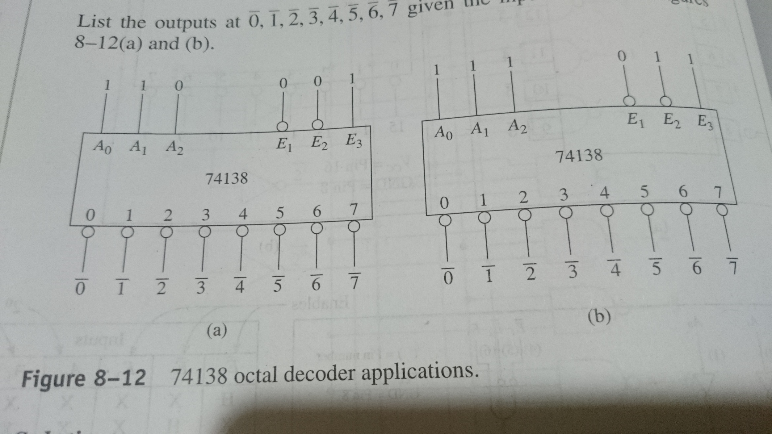 Solved Determine the eight output levels in Figure 8-12 | Chegg.com