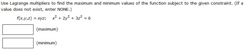 Solved: Use Lagrange Multipliers To Find The Maximum And M... | Chegg.com