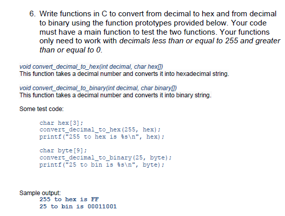 solved-6-write-functions-in-c-to-convert-from-decimal-to-chegg