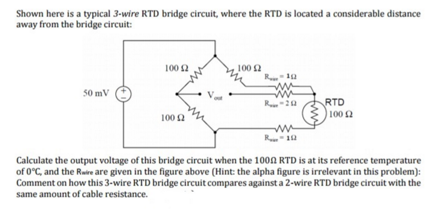 3 Wire Rtd Circuit Diagram