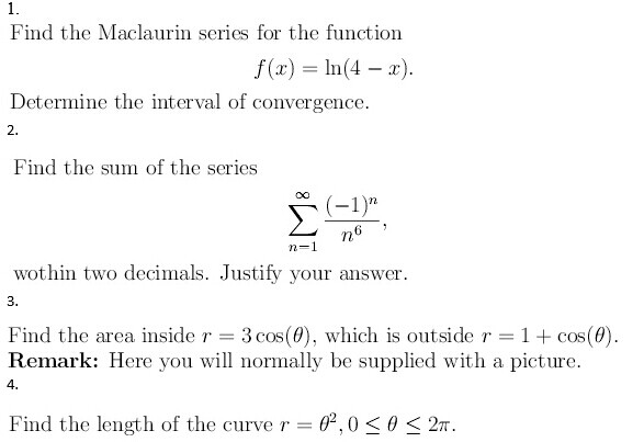 Get Answer Find The Maclaurin Series For The Function F X Ln 4