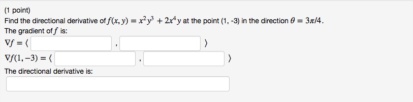 Solved 1 point Consider a functionf(x, y) at the point (5, | Chegg.com