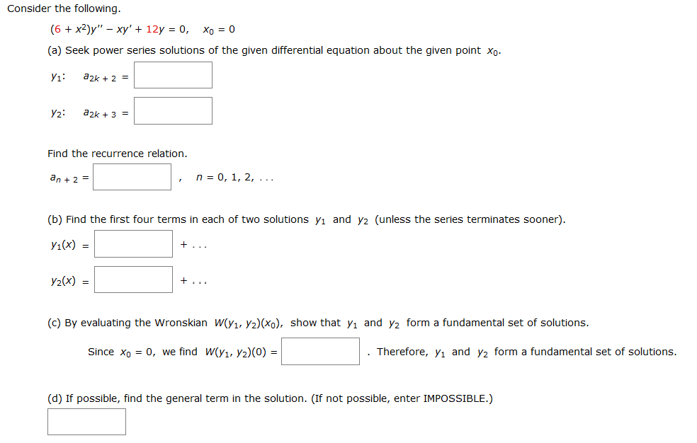 Solved Consider The Following 6 2 y Xy 12y 0 Chegg solved-consider-the-following-6-2-y-xy-12y-0-chegg