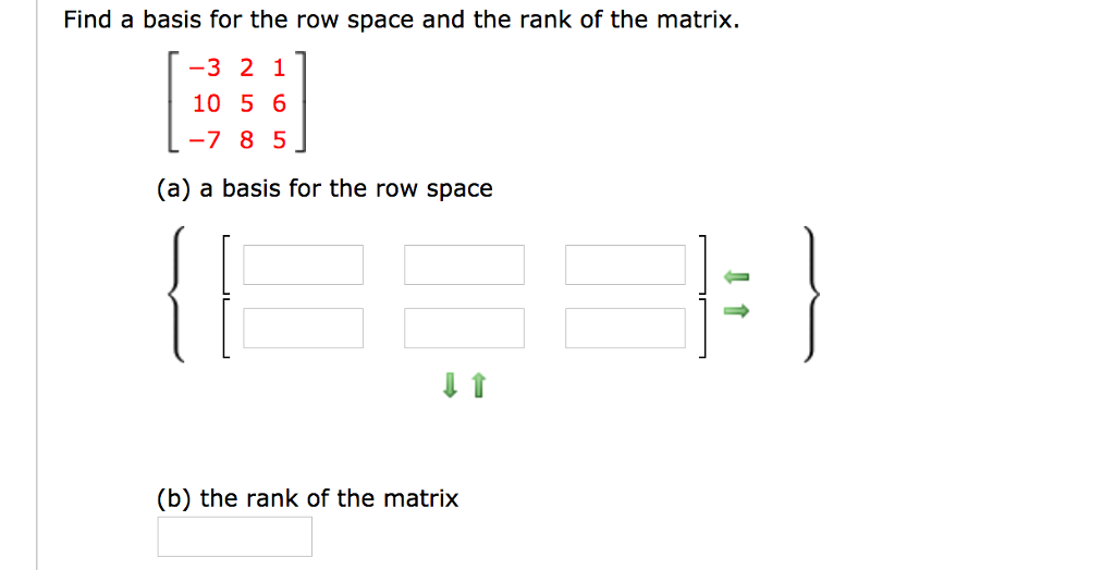 Solved Find a basis for the row space and the rank of the | Chegg.com
