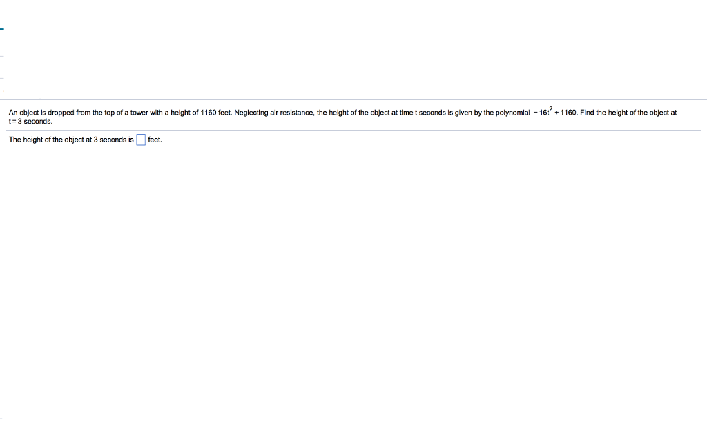 Solved An object is dropped from the top of a tower with a | Chegg.com
