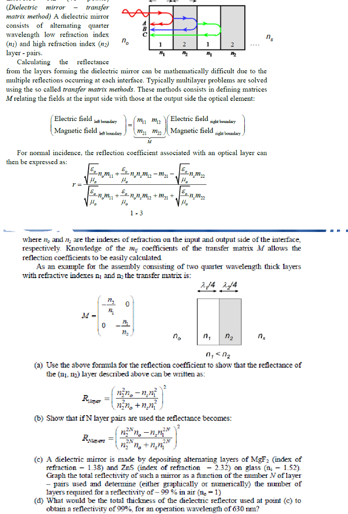 dielectric-mirror-transfer-matrix-method-a-chegg