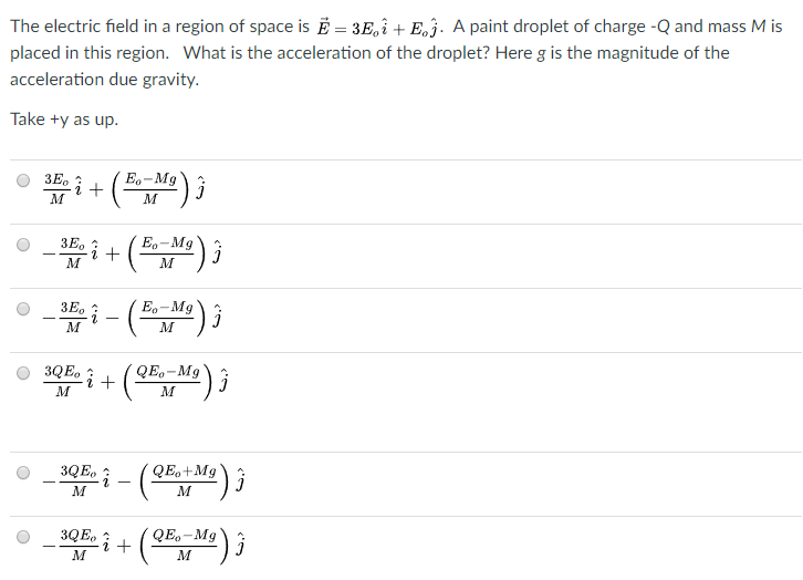 Solved The electric field in a region of space is E 3i Eoj. | Chegg.com