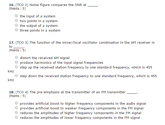 Solved Noise figure compares the SNR at. the input of a | Chegg.com