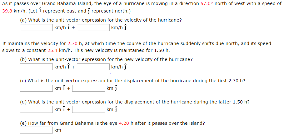 Solved As it passes over Grand Bahama Island, the eye of a | Chegg.com