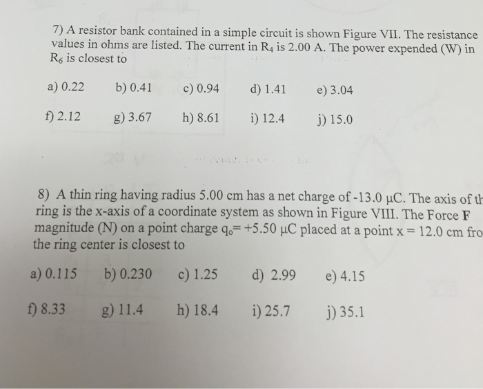 Solved A resistor bank contained in a simple circuit is