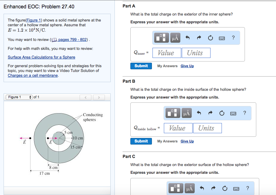 Solved The figure(Figure 1) shows a solid metal sphere at