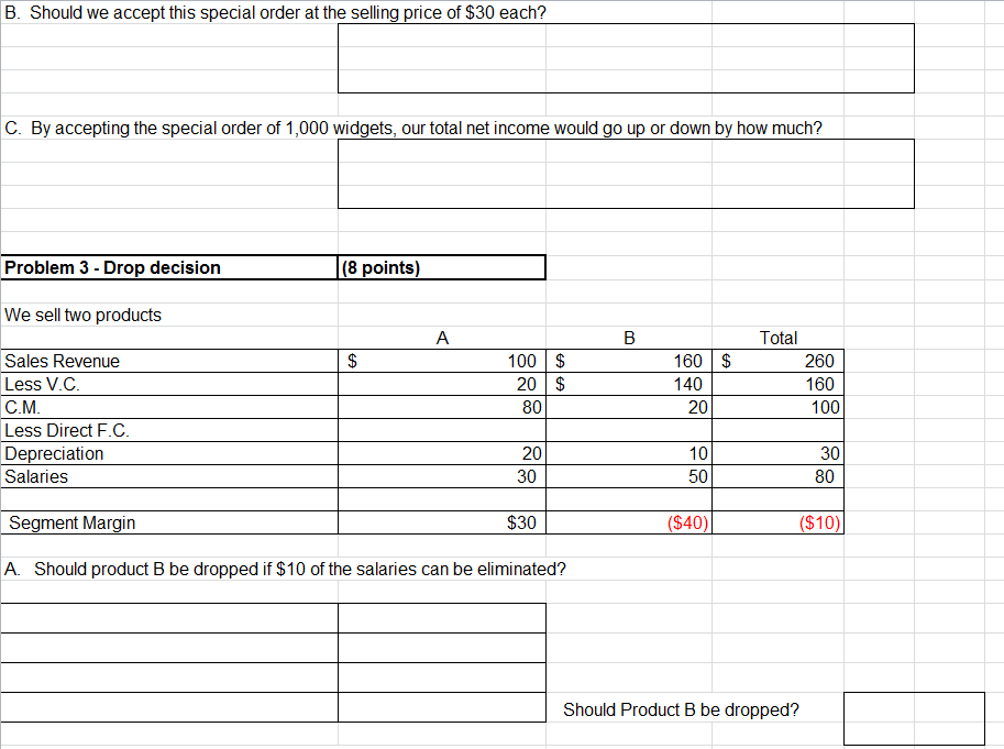 Solved Managerial Accounting Test 4 (Chapters 12-14) Exel | Chegg.com