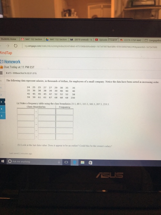 solved-the-following-data-represent-salaries-in-thousands-chegg