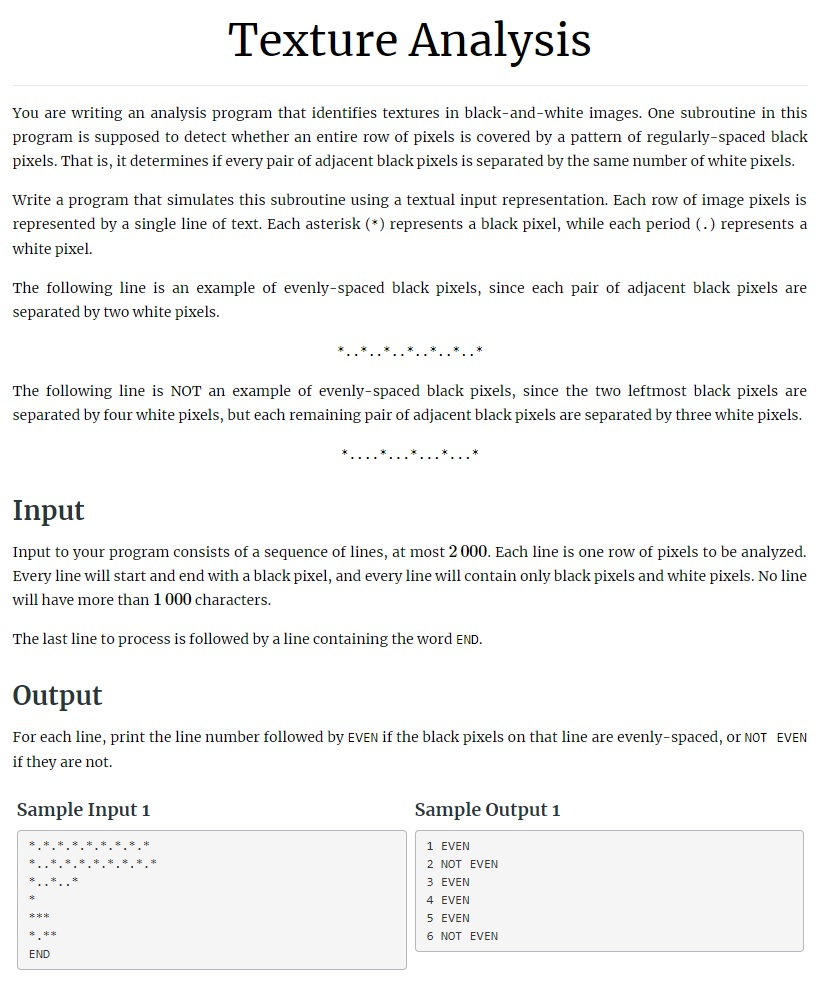 Solved Texture Analysis You are writing an analysis program