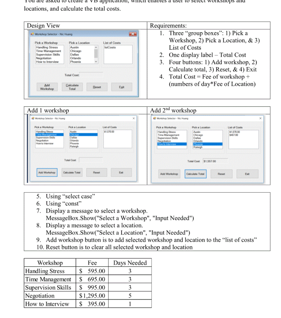Solved r ou are asked to create a application which enables | Chegg.com