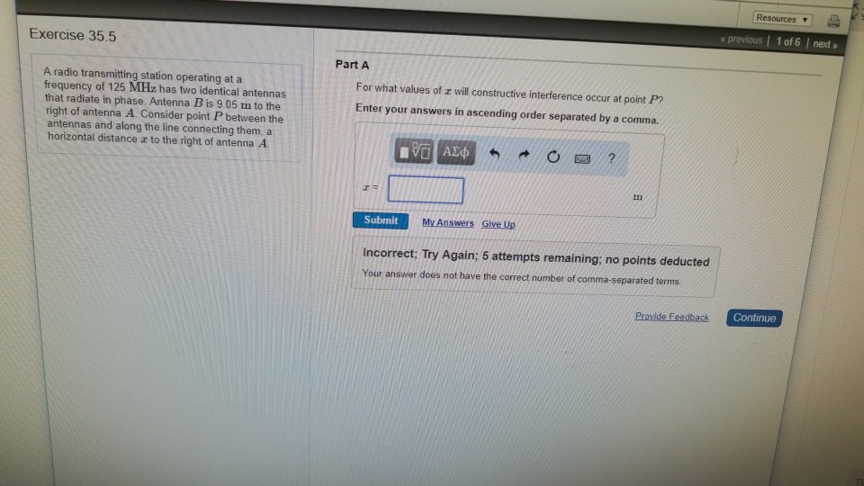 Solved A radio transmitting station operating at a frequency
