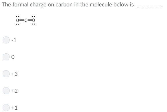 normal charge of carbon