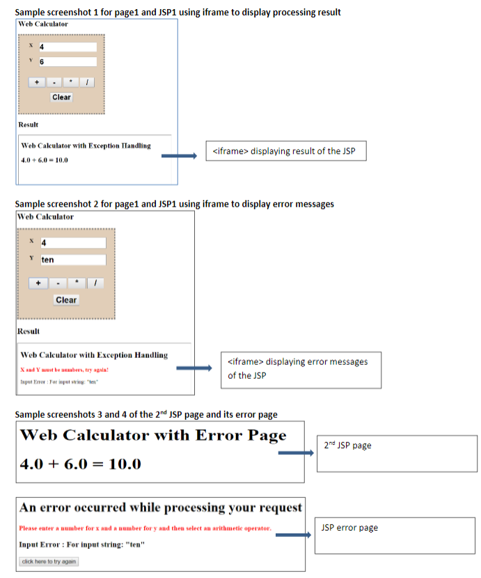 Instructions: Create a NetBeans Web project to | Chegg.com