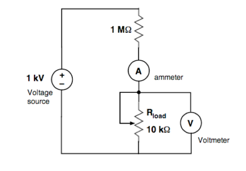 Solved Below is shown a simple resistive current source. The | Chegg.com