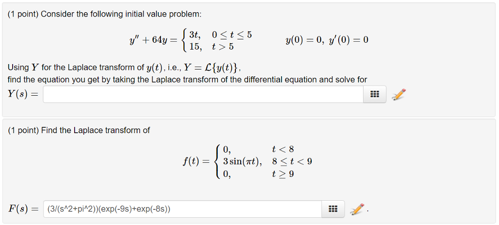 Solved Consider the following initial value problem: y