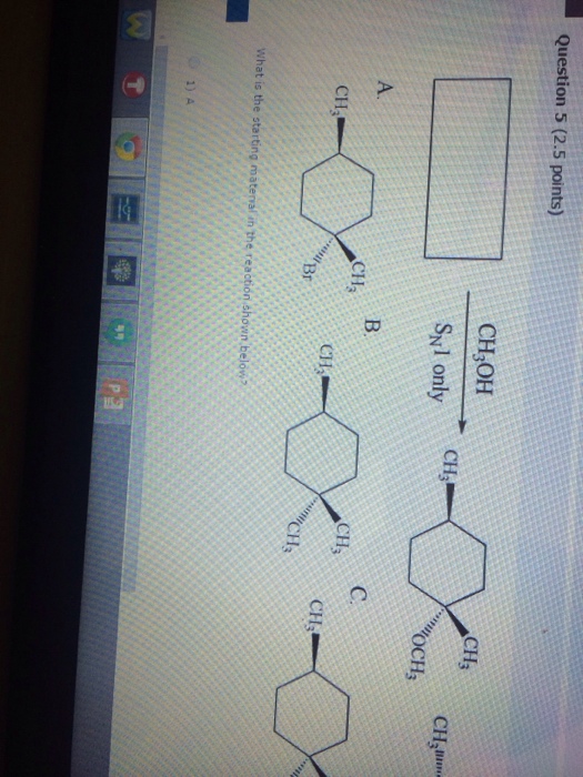 Solved What is the starting material in the reaction shown | Chegg.com