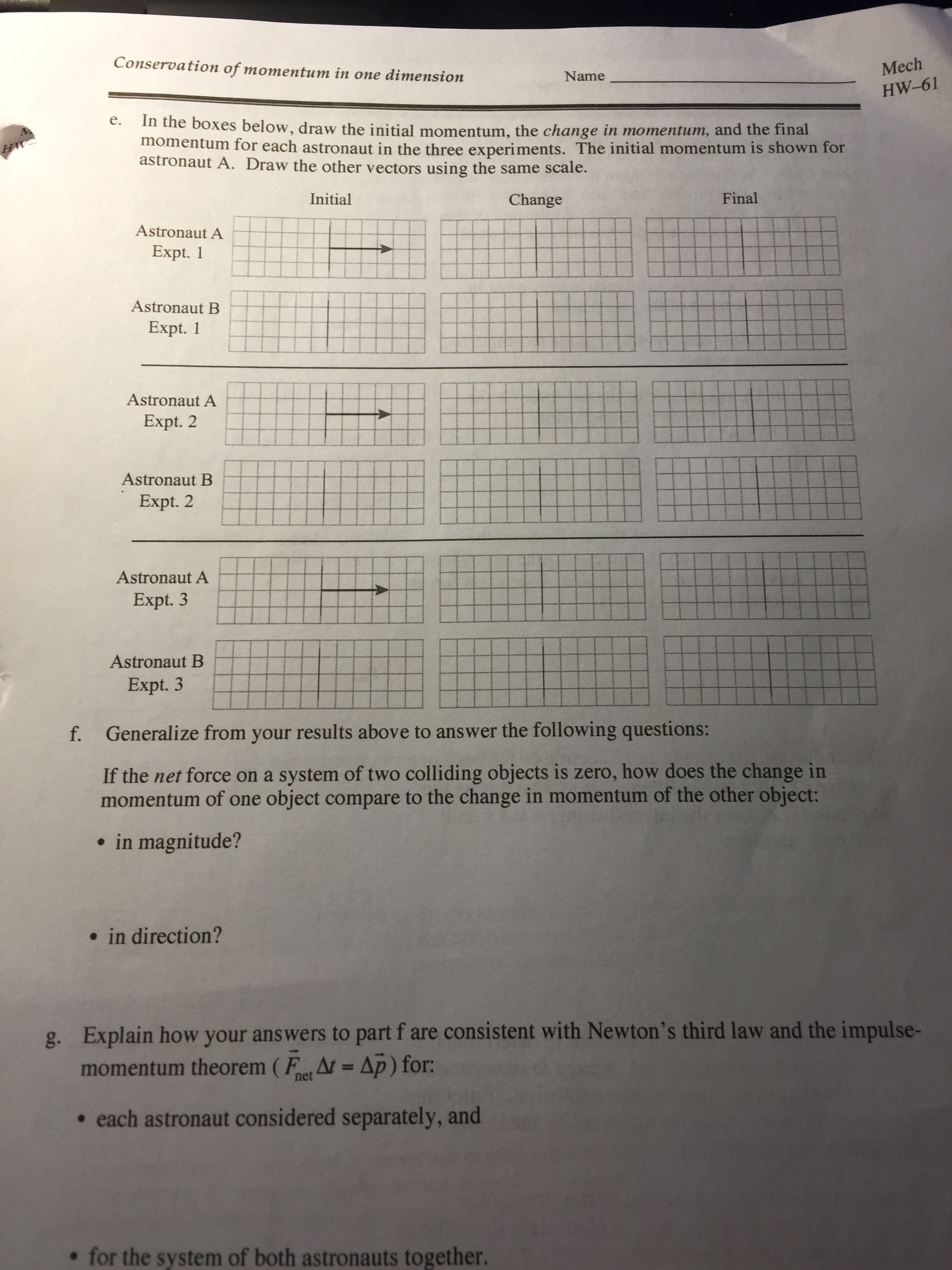 Solved two gliders, A and B collide on a level, frictionless