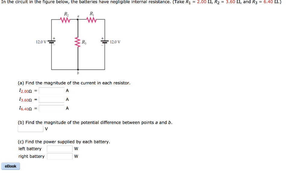 Solved In The Circuit In The Figure Below, The Batteries | Chegg.com