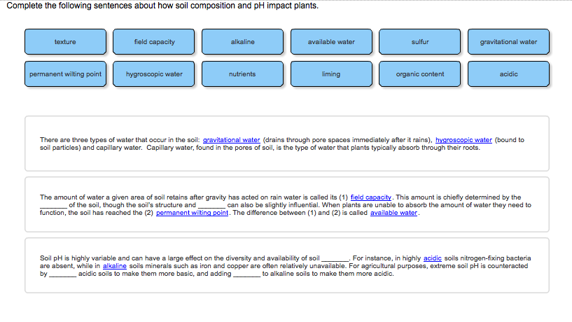 solved-complete-the-following-sentences-about-how-soil-chegg