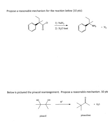 Solved Propose a reasonable mechanism for the reaction below | Chegg.com