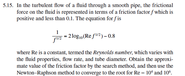 In the turbulent flow of a fluid through a smooth | Chegg.com