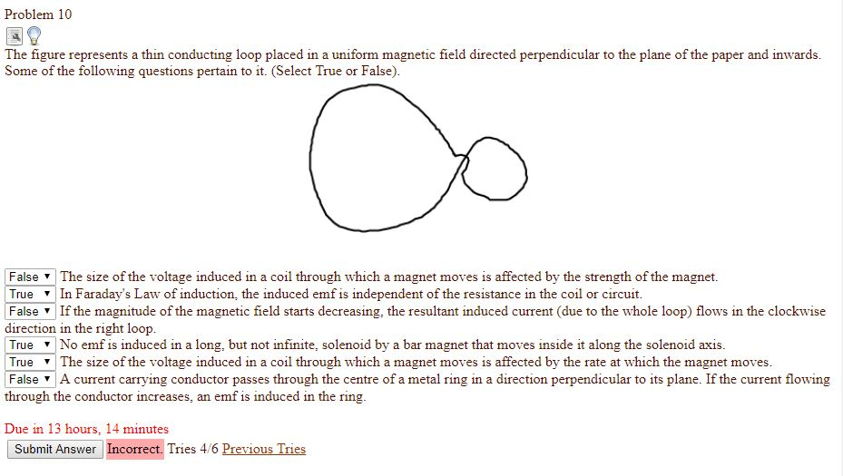 Solved Problem 10 The figure represents a thin conducting | Chegg.com
