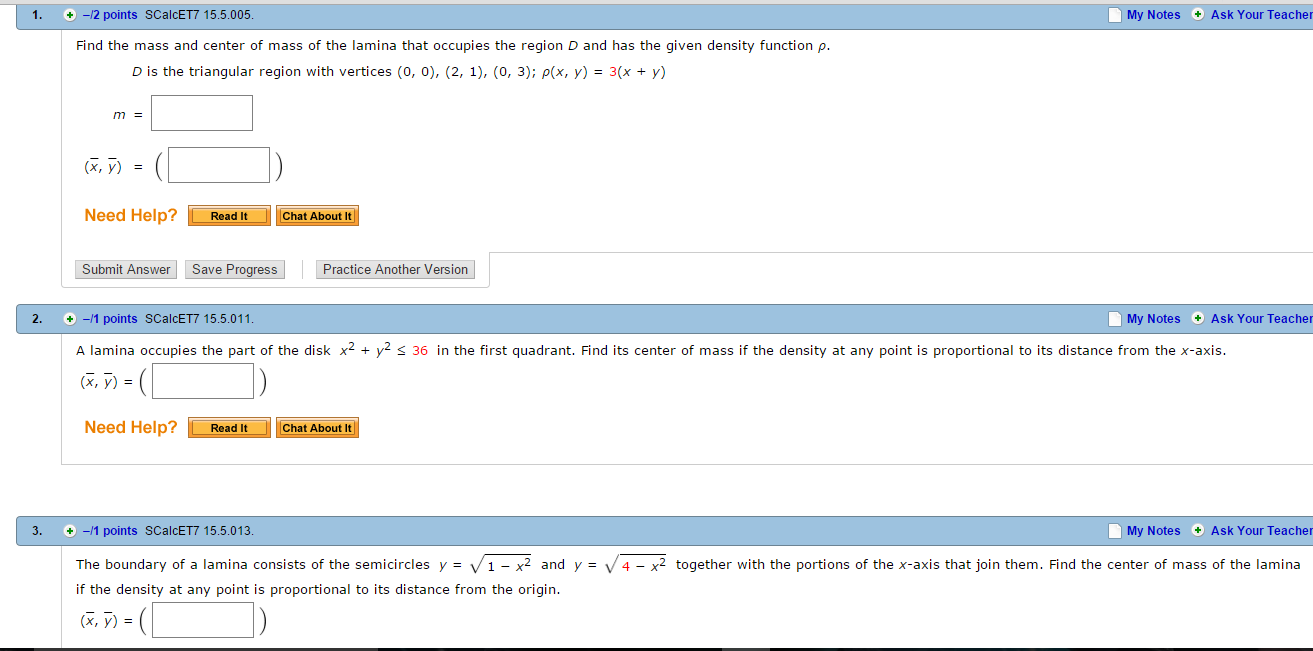 solved-find-the-mass-and-center-of-mass-of-the-lamina-that-chegg