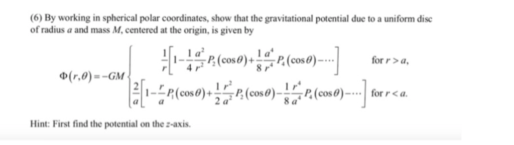 Solved 6) By working in spherical polar coordinates, show | Chegg.com