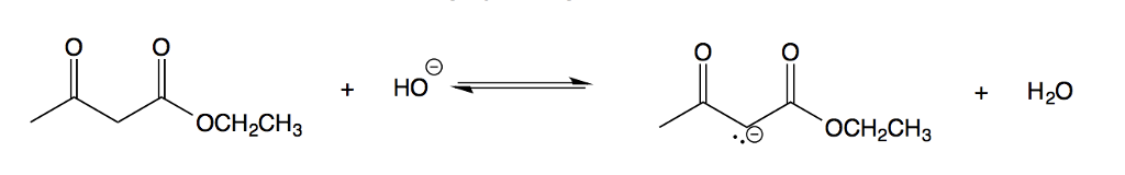 Solved The pKa of ethyl acetoacetate is 10.7. What is the | Chegg.com